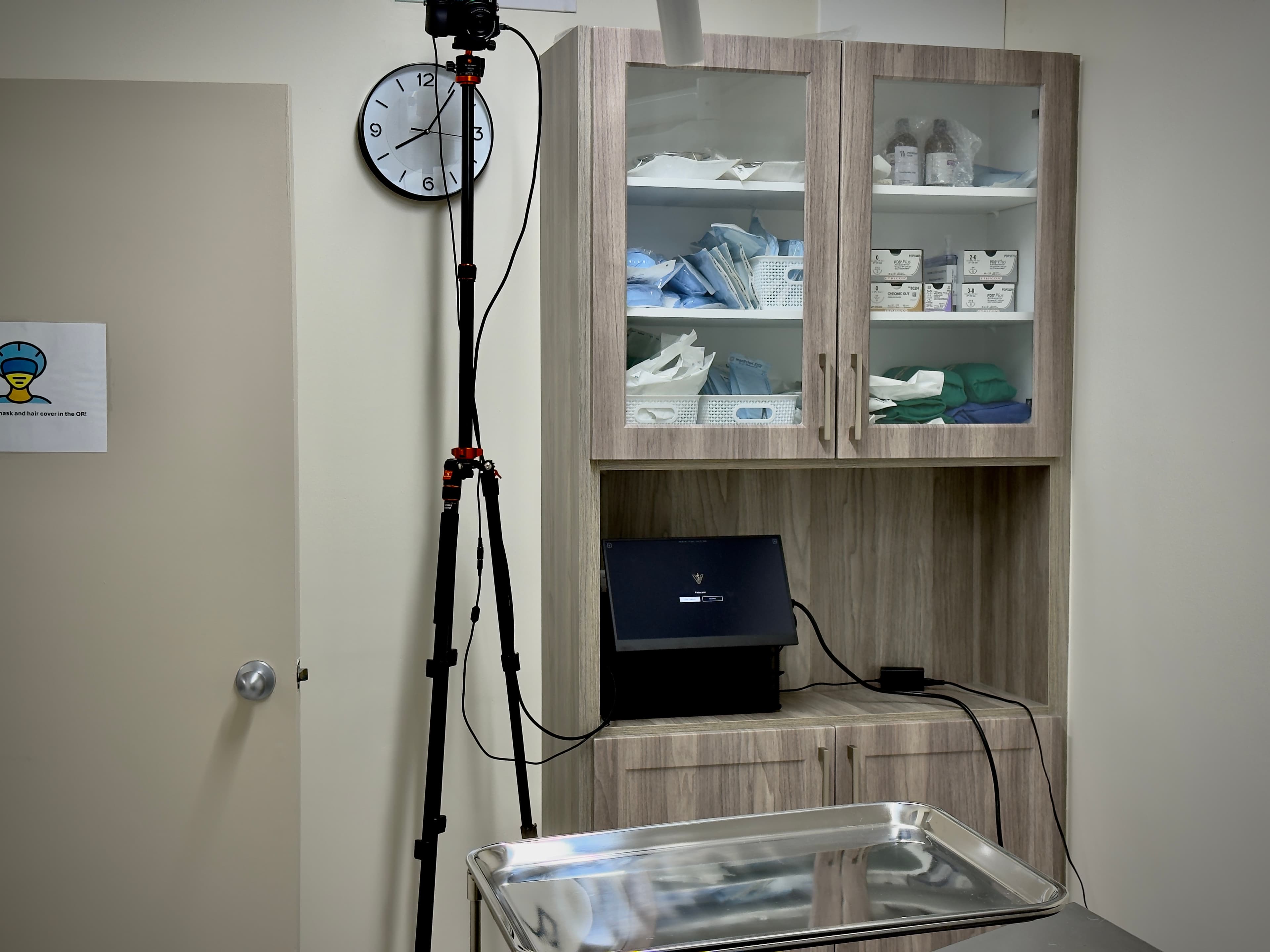 Vetucate system deployed in a veterinary operating room