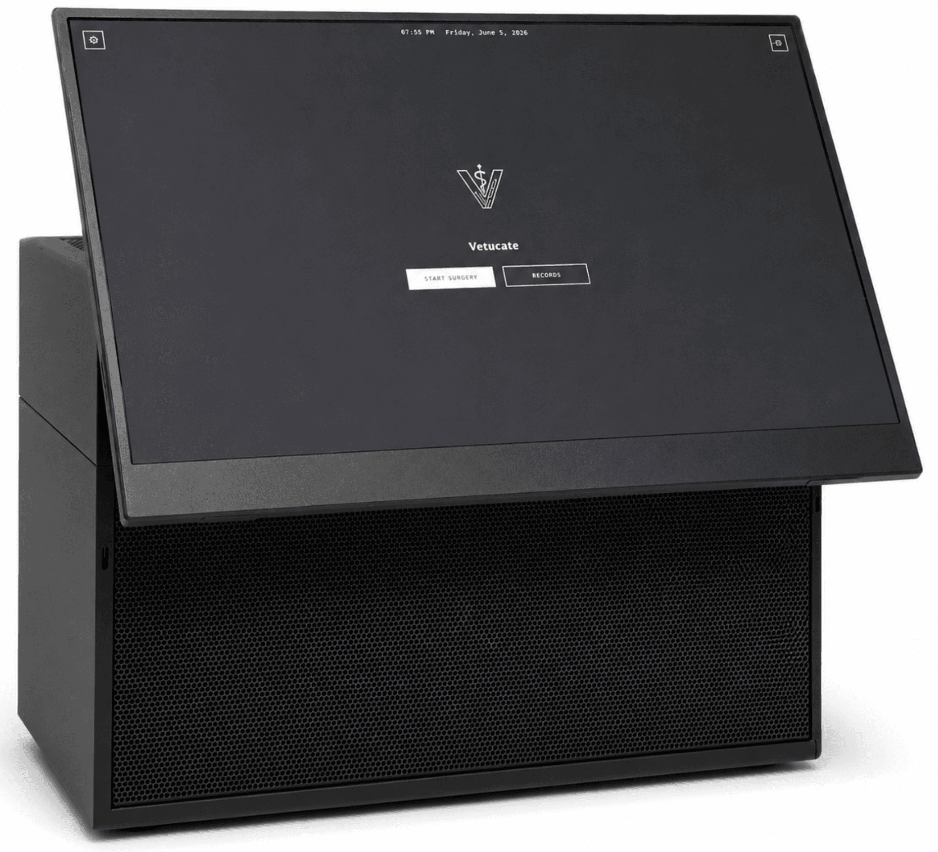 Vetucate appliance with integrated touchscreen